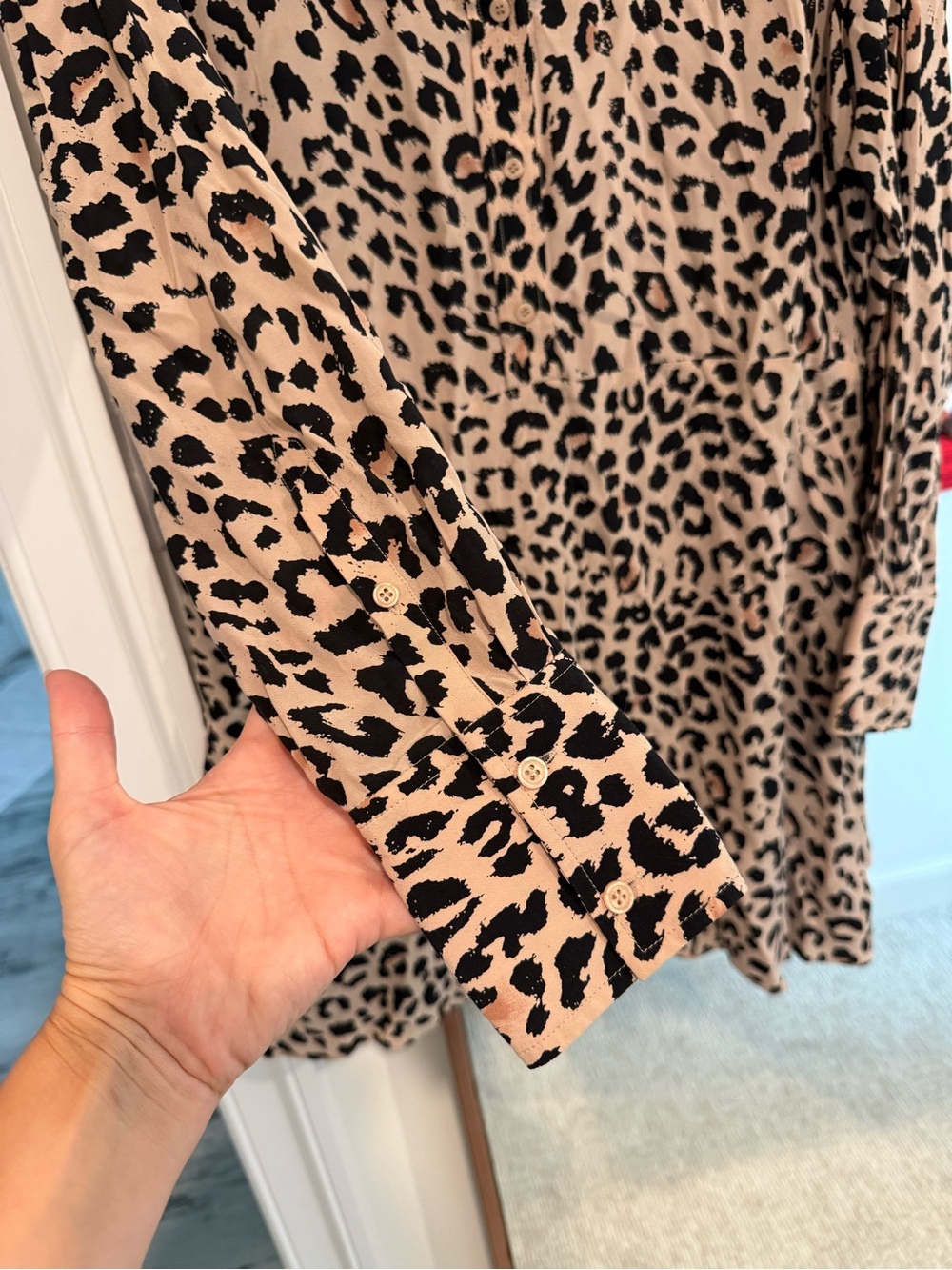 And Other Stories Leopard Print Midi Dress - Picture 3 of 3